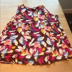 24/7 Maurice’s 4x floral fall mini dress stretchy!